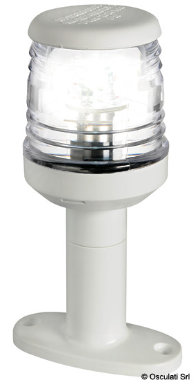 Fanale 360 led con basetta bianco